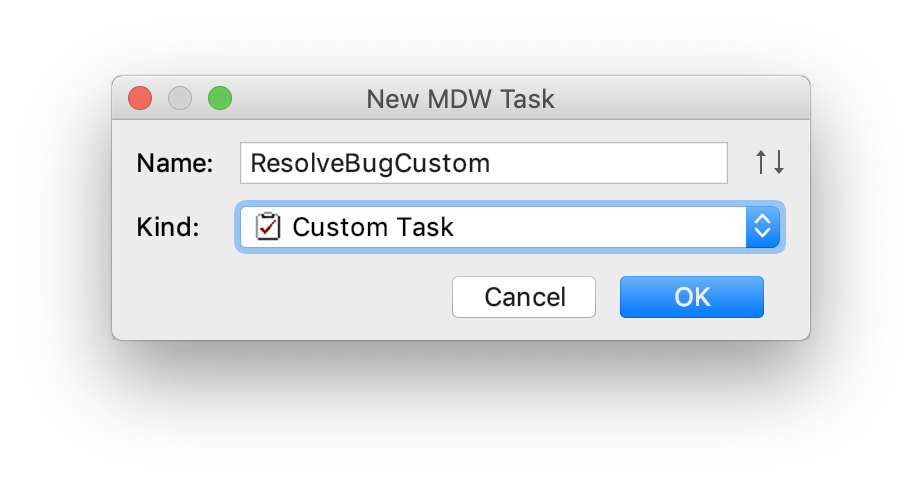 Create Task Custom